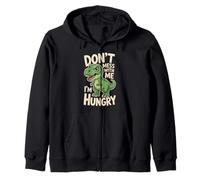 No te metas Conmigo Estoy Hambriento Divertido Dinosaurio Dibujos Animados Sudadera con Capucha