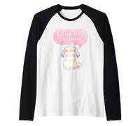 No te oigo Estoy Escuchando K-Pop - Hangul Coreano Camiseta Manga Raglan