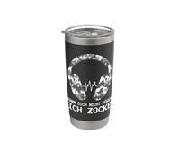 No te oigo, juego auriculares camuflados Vaso térmico de acero inoxidable de doble pared