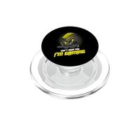 No te oigo, Juego con Auriculares de Gamer Que Dicen Amarillo PopSockets PopGrip para MagSafe