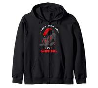 No te oigo, Juego con Auriculares de Gamer Que Dicen Rojo Sudadera con Capucha
