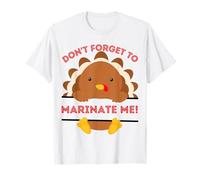 No te Olvides de marinarme Divertido Pavo sártico de acción de Gracias Camiseta