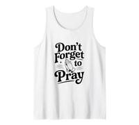 No te Olvides de Orar inspiradora basada en la fe Camiseta sin Mangas