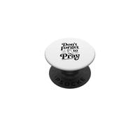No te Olvides de Orar inspiradora basada en la fe PopSockets PopGrip Adhesivo