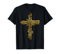 No Te Preocupes, Dios Es Tu Apoyo. Diseño Cruz Camiseta
