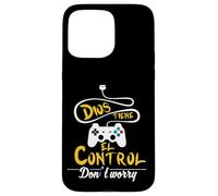 No te preocupes, Dios tiene el control. - Spanish Bible Tee Carcasa para iPhone 15 Pro Max