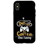 No te preocupes, Dios tiene el control. - Spanish Bible Tee Carcasa para iPhone X/XS