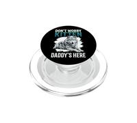 No te Preocupes Gatito papá está aquí Alfa Lobo Macho Meme PopSockets PopGrip para MagSafe