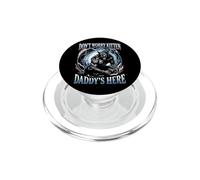 No te Preocupes Gatito papá está aquí Alfa Lobo Macho Meme PopSockets PopGrip para MagSafe