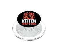 No te Preocupes Gatito papá está aquí Alfa Lobo Macho Meme PopSockets PopGrip para MagSafe
