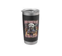 No te preocupes gatito papá está aquí Vaso térmico de acero inoxidable de doble pared