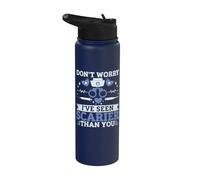 No te preocupes, he visto más aterrador que tú Enfermera Correccional Stainless Steel Insulated Water Bottle