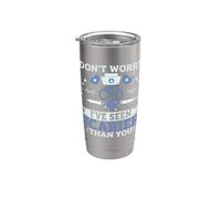 No te preocupes, he visto más aterrador que tú Enfermera Correccional Vaso térmico de acero inoxidable de doble pared