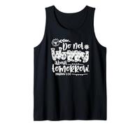 No te Preocupes por el mañana Mateo 6:34 Camiseta sin Mangas