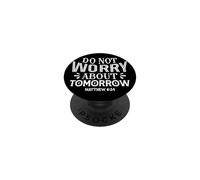 No te Preocupes por el mañana Mateo 6:34 PopSockets PopGrip Adhesivo