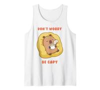 No te Preocupes, sé CapyFun Capybara Camiseta sin Mangas