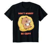 No te Preocupes, sé CapyFun Capybara Kids Camiseta