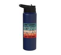 No te preocupes, tengo tu espalda Figura Amistad gráfica Stainless Steel Insulated Water Bottle