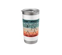 No te preocupes, tengo tu espalda Figura Amistad gráfica Vaso térmico de acero inoxidable de doble pared