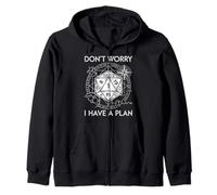 No te Preocupes, Tengo un Plan Funny RPG Gamer D20 Sudadera con Capucha