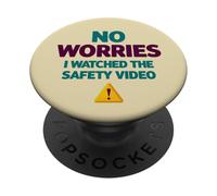 No te Preocupes, Vi el Video de Seguridad PopSockets PopGrip Adhesivo