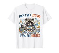 No te Pueden Usar si Eres un Panda de Basura de Mapache inútil Camiseta