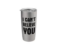 No te puedo creer Vaso térmico de acero inoxidable de doble pared