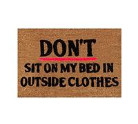 No Te Sientes En Mi Cama con Ropa De Calle Alfombra Baño Suave Tapete Entrada Material Resistente Felpudo Entrada para Bañera Puerta Dormitorio 40 X 60Cm