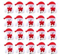 No Tejida Suave De La Pinza 20PCS La Navidad Para Las Muchachas Del Nieve Uso Día Fiesta Los Niños