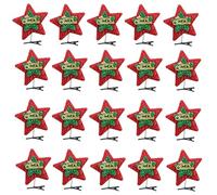 No Tejida Suave De La Pinza 20PCS La Navidad Para Las Muchachas Del Nieve Uso Día Fiesta Los Niños