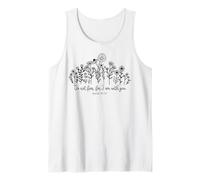 No teman por Yo Estoy con ustedes Cristianos Hombres Mujeres Dios Jesús Camiseta sin Mangas