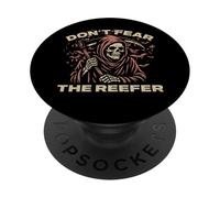 No temas al coleccionista de soul de Reefer Grim Reaper Angel Of Death PopSockets PopGrip Adhesivo