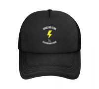 No Temas, el Electricista está aquí, Trabajo Divertido, Malla Gorras de béisbol, Snapback, Moda de Sombreros, casquete Casual, Unisex Exterior