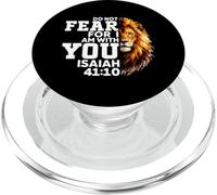 No Temas por Yo Estoy contigo Isaías 41:10 León de Judá PopSockets PopGrip para MagSafe