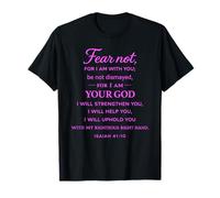 No Temas Porque Estoy contigo Isaías 41:10 Estructura Fe Dios Camiseta