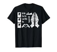 No Temas, Porque yo Estoy contigo - Isaías 41:10 Camiseta gráfica económica, Hombre, Negro, S