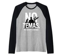No Temas. Yo Estoy contigo - Arte Cristiano Español Camiseta Manga Raglan