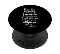 No Temas, yo Estoy contigo - Isaías 41:10 Arte de Las Escrituras PopSockets PopGrip Adhesivo