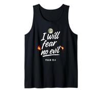 No temeré al Mal Salmo 23 4 Camiseta sin Mangas