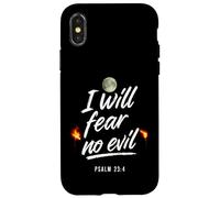 No temeré al Mal Salmo 23 4 Carcasa para iPhone X/XS