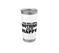 NO TENDRÁS NADA Y SERÁ FELIZ Vaso térmico de acero inoxidable de doble pared