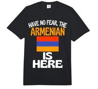 No tengas Miedo de Que el armenio esté aquí Divertido Armenia Comfort Colors Adult Heavyweight T-Shirt
