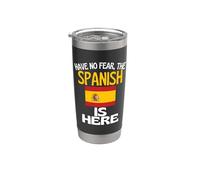 No tengas miedo de que el español esté aquí Funny España Vaso térmico de acero inoxidable de doble pared