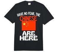 No tengas Miedo de Que los Chinos estén aquí Gracioso China Comfort Colors Adult Heavyweight T-Shirt