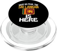 No tengas Miedo de Que Sri Lanka esté aquí Funny Sri Lanka PopSockets PopGrip para MagSafe