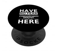 No tengas Miedo: el Analista de ciberseguridad está aquí, Divertido Regalo PopSockets PopGrip Adhesivo