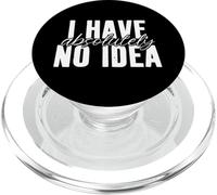No tengo absolutamente ninguna idea distraído Ausente Mentalidad Inconsciente PopSockets PopGrip para MagSafe