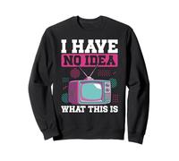 No Tengo Idea de lo Que es Esto TV 80s 90s Retro Television Sudadera