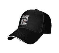 No Tengo Idea de lo Que Estoy Haciendo Gorra de béisbol Unisex Hombre Estampado Gorra de Camionero Verano Elegante Gimnasio al Aire Libre Gorras de béisbol