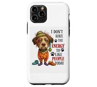 No tengo la energía para gustarme la gente hoy Carcasa para iPhone 11 Pro